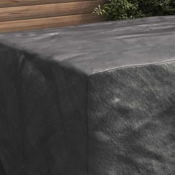 vidaXL Möbelöverdrag Enfärgad Svart 172 x 113 x 73 cm 600D