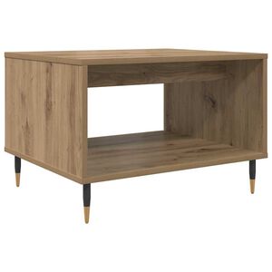 vidaXL Kaffeebord artisan ek 60 x 50 x 40 cm Konstruerat tr&auml;