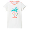 T-shirt f&ouml;r barn ecru 128