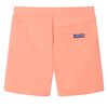 Barnshorts med snöre neon orange 104