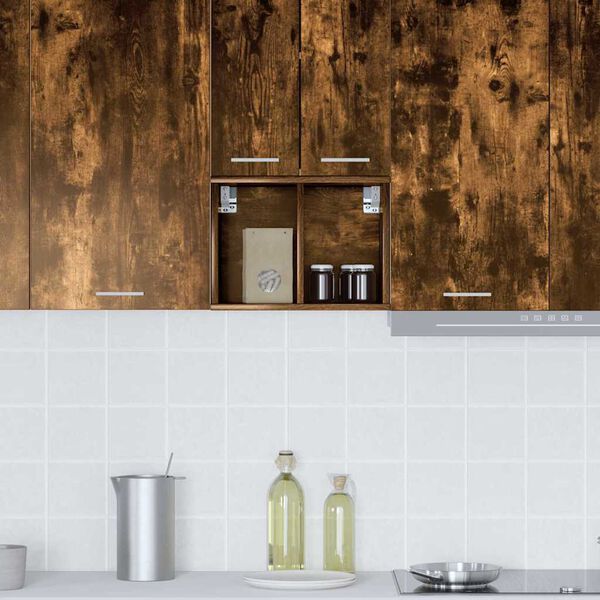 vidaXL H&auml;ngande sk&aring;p R&ouml;kt ek 30 x 29,5 x 40 cm Konstruerat tr&auml;