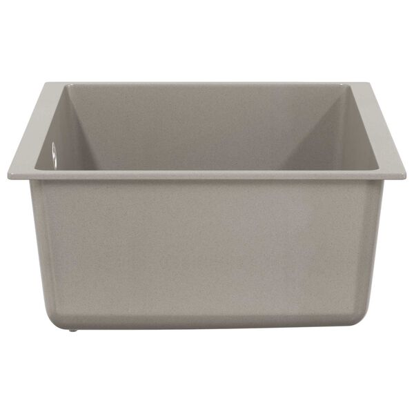 vidaXL Diskho Gr&aring; 530 x 460 mm 80% Kvarts och 20% Resin