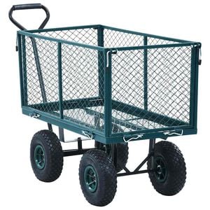 vidaXL Tr&auml;dg&aring;rdsvagn gr&ouml;n 350 kg