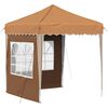 vidaXL Pop-up Partyt&auml;lt 195 x 195 x 245 cm Beige Oxford Tyg