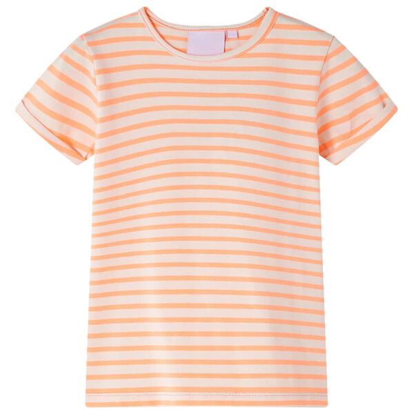 T-shirt för barn neonorange 104