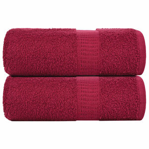 vidaXL Tv&auml;tthanddukar FROGN 2 st vinr&ouml;d 30x30 cm 360 gsm
