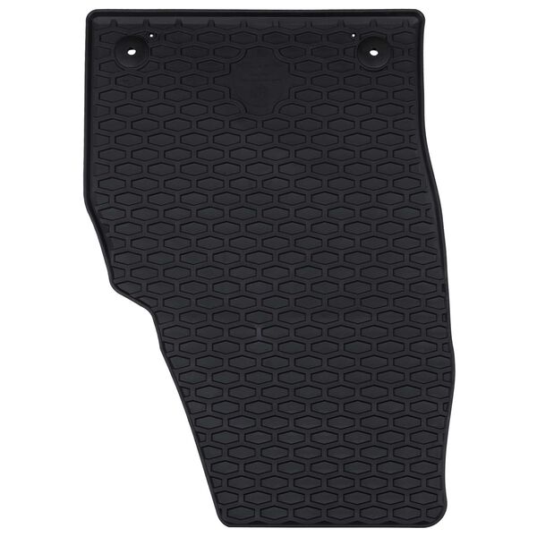 vidaXL Bilmatta 4 pcs Svart VW POLO , TAIGO Gummi