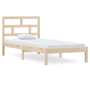 vidaXL S&auml;ngram massiv furu 90x200 cm