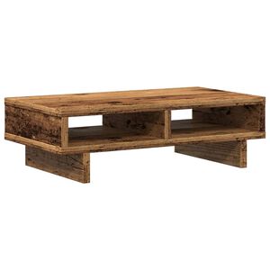 vidaXL Sk&auml;rmst&auml;ll &aring;ldrat tr&auml; 50x27x15 cm konstruerat tr&auml;