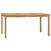 vidaXL Tr&auml;dg&aring;rdsbord 160x80x77 cm massiv teak