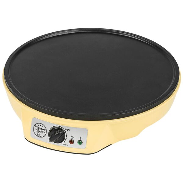 Bestron Crepesj&auml;rn 1000 W vanilj ASW602