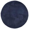 vidaXL Ryamatta med l&aring;ng lugg NAVARRA marinbl&aring; 160x160 cm polyester