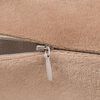 vidaXL Kudde 2 st tyg 45x45 cm beige