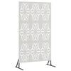 vidaXL Avsk&auml;rmningssk&auml;rm 100 x 50 x 180 cm Rostfritt st&aring;l Silver