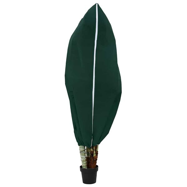 vidaXL Frostskydd för växtfleeceöverdrag 5 pcs Grön 1,55 x 1 m