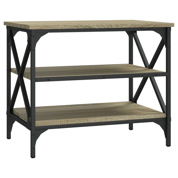 vidaXL Tv-b&auml;nk sonoma-ek 60x40x50 cm konstruerat tr&auml;