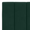 vidaXL Headboard Cushion "Hanko" Dark Green 140 cm Velvet