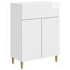 vidaXL Sideboard Vit h&ouml;gglans 66 x 34,5 x 90 cm Konstruerat tr&auml;