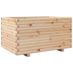 vidaXL Odlingsl&aring;da 90x60x49,5 cm massivt furutr&auml;
