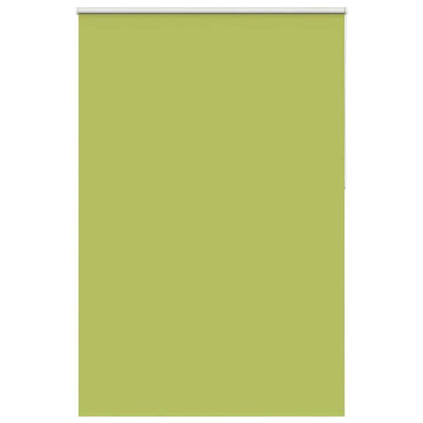 vidaXL Rullgardin m&ouml;rkl&auml;ggning blad gr&ouml;n 160x210 cm tyg bredd 156,6 cm