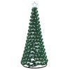 vidaXL Glittrig LED-julgran med fot EKENAS 180 cm 220 LED-lampor