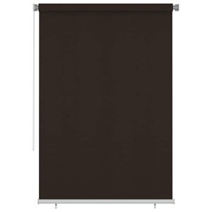 vidaXL Rullgardin utomhus 165 (B) x 230 (H) cm brun HDPE