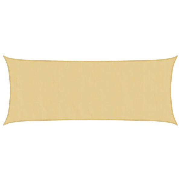 vidaXL Solsegel sandf&auml;rgat 4,5x2 m 100% polyesteroxford