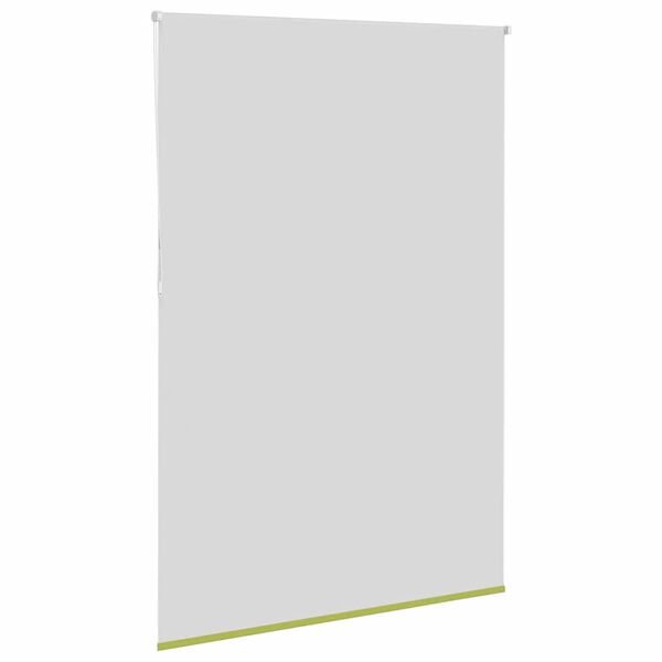 vidaXL Rullgardin m&ouml;rkl&auml;ggning blad gr&ouml;n 145x210 cm tyg bredd 141,6 cm