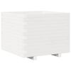 vidaXL Odlingsl&aring;da vit 60x60x49,5 cm massiv furu