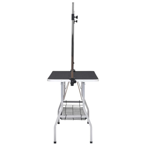 vidaXL Trimbord för hundar med 2 koppel och korg