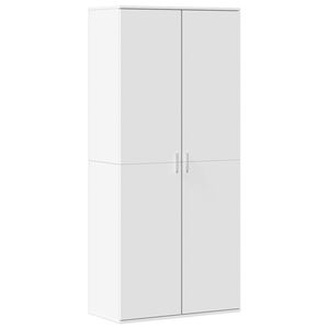 vidaXL Skosk&aring;p vit 80x39x178 cm konstruerat tr&auml;