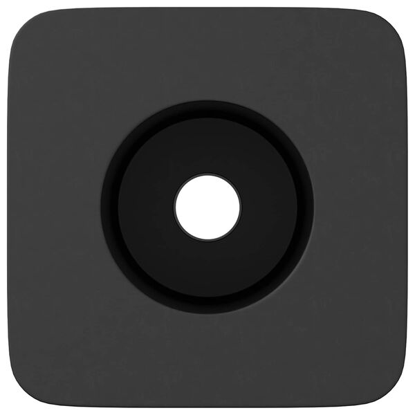 vidaXL L&aring;dh&aring;llare 12 pcs Svart 15 x 15 x 15mm PP Copolymer