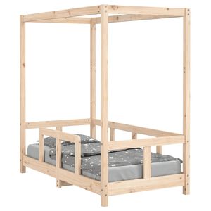 vidaXL S&auml;ngram f&ouml;r barns&auml;ng 70x140 cm massiv furu