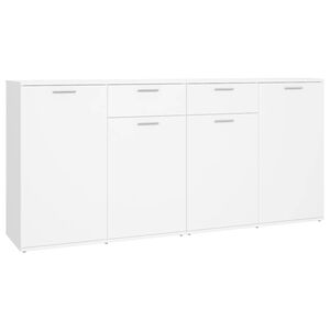 vidaXL Sk&auml;nk vit 160x36x75 cm konstruerat tr&auml;