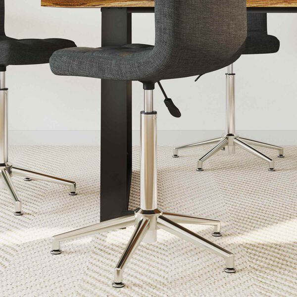 vidaXL Kontorsstolens gascylinder Krom 21,5 cm Järn