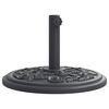 vidaXL Parasollfot f&ouml;r &Oslash;38 / 48 mm stolpar 12 kg rund
