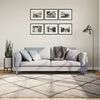 vidaXL Ryamatta PAMPLONA l&aring;ng lugg modern beige & antracit 200x200 cm