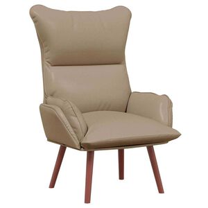 vidaXL f&aring;t&ouml;lj Cappuccino 69 x 74 x 93 cm Konstl&auml;der