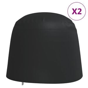 vidaXL F&aring;t&ouml;ljskydd 2 st &Oslash;230x200 cm 420D oxford