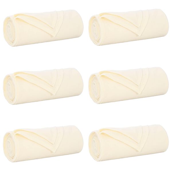 vidaXL Filtar 6 pcs Kr&auml;m 240 x 220 cm Fleece