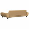 vidaXL Barnsoffa brun 100x54x33 cm sammet