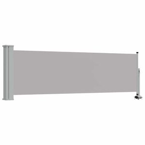vidaXL Inf&auml;llbar sidomarkis 80x300 cm gr&aring;