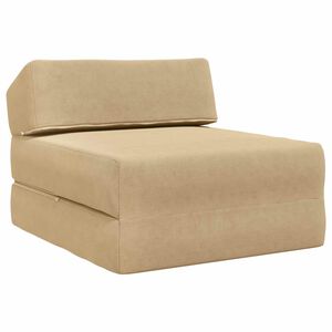 vidaXL F&auml;llbar Soffbed Gr&ouml;n gr&aring; 60 x 70 x 41 cm Tyg
