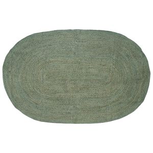 vidaXL Omr&aring;desmattor Olivgr&ouml;n 152 x 245 cm Jute