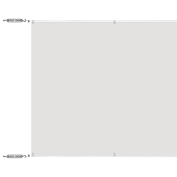 vidaXL Markis vertikal vit 60x600 cm oxfordtyg