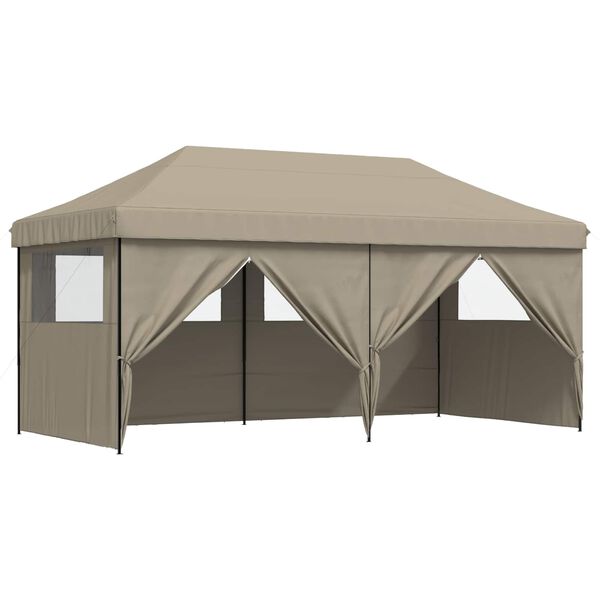 vidaXL Partyt&auml;lt Taupe 292 x 580 x 315 cm Oxford Tyg