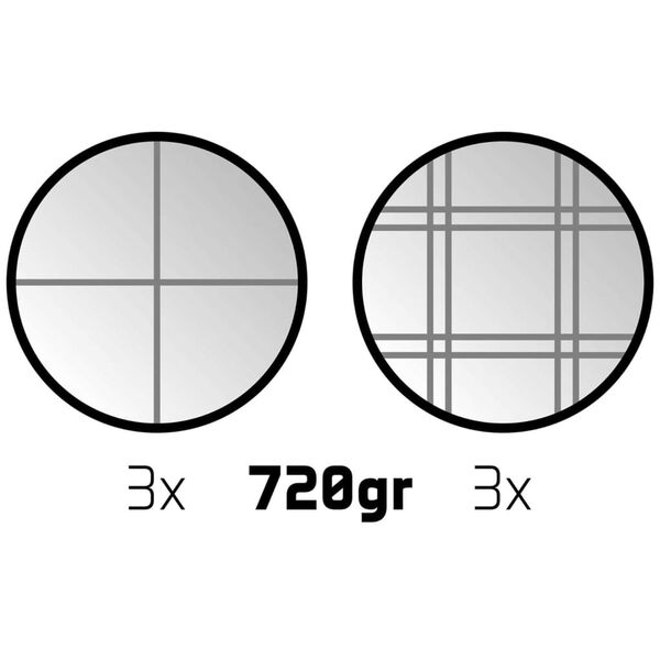 Get & Go Boulespel set V 6 kulor silver 52JU-CHR-Uni