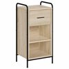 vidaXL Sideboard Sonoma-ek 97 x 33 x 81 cm Konstruerat tr&auml;