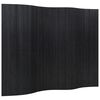vidaXL Rumsavdelare svart bredd 250 cm h&ouml;jd 165 cm bambu