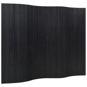 vidaXL Rumsavdelare svart bredd 250 cm h&ouml;jd 165 cm bambu
